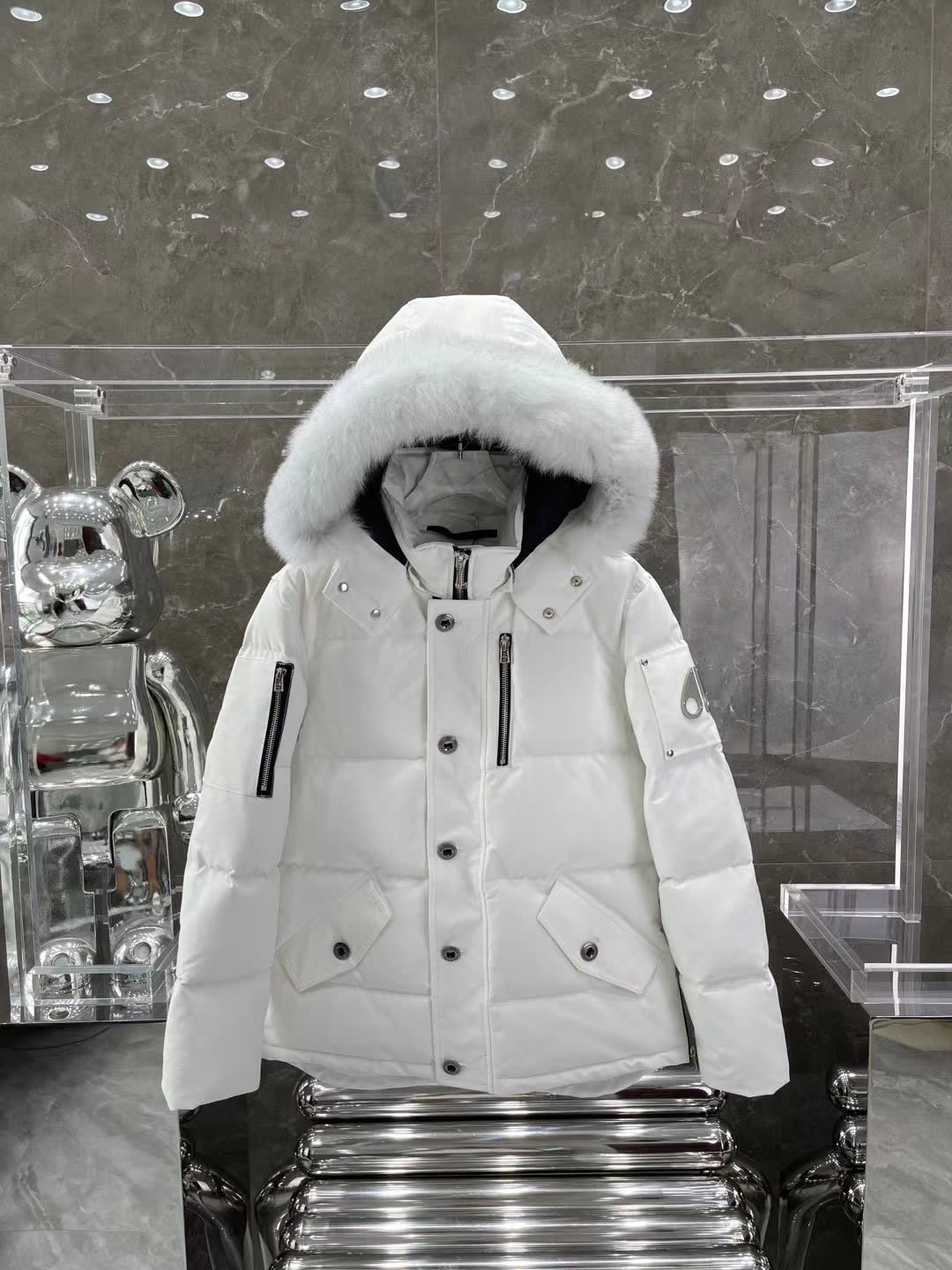 Moose Knuckles Hooded Down Puffer Jacket Moose Knuckles Hooded Down Puffer Jacket